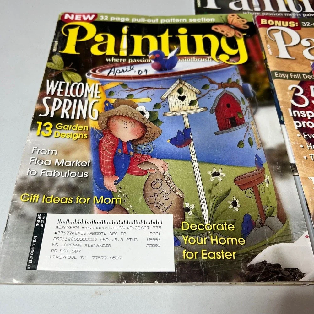Painting Magazine‎ Lot of 5 Home Arts & Crafts Decor Valentine Easter Holiday